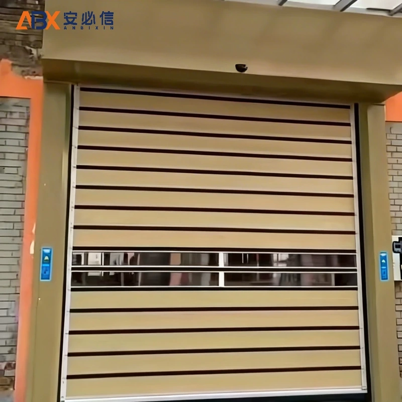 四平螺旋式快速门